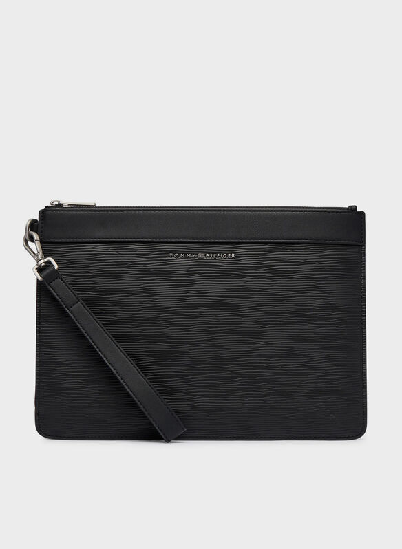 POCHETTE SAFFIANO, BDS BLK, medium