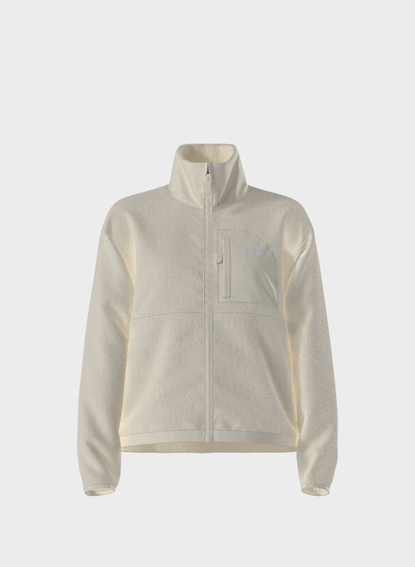 FELPA TEDDY YUMIORI FULL ZIP, - WHT DUNE, medium
