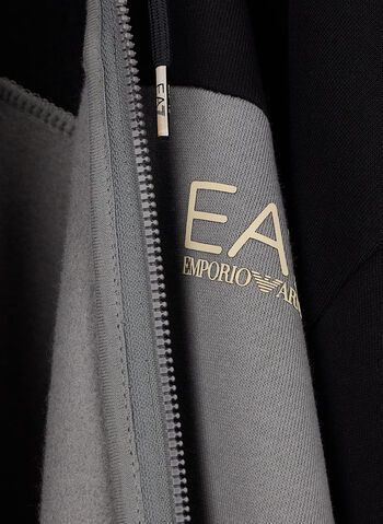 TUTA ATHLETIC FULL ZIP, M8014 GREYBLK, small