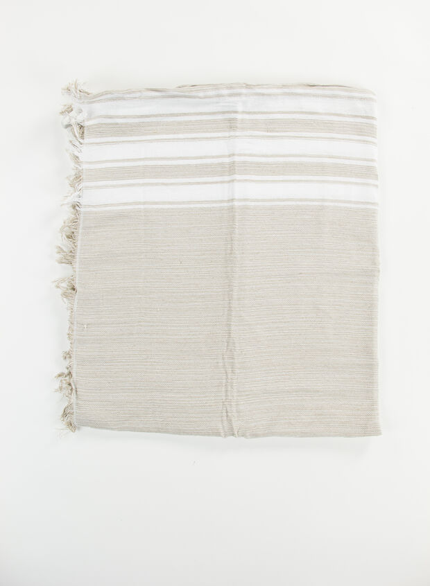 TELO PAREO BEACH GRETA UNISEX, BEIG, large