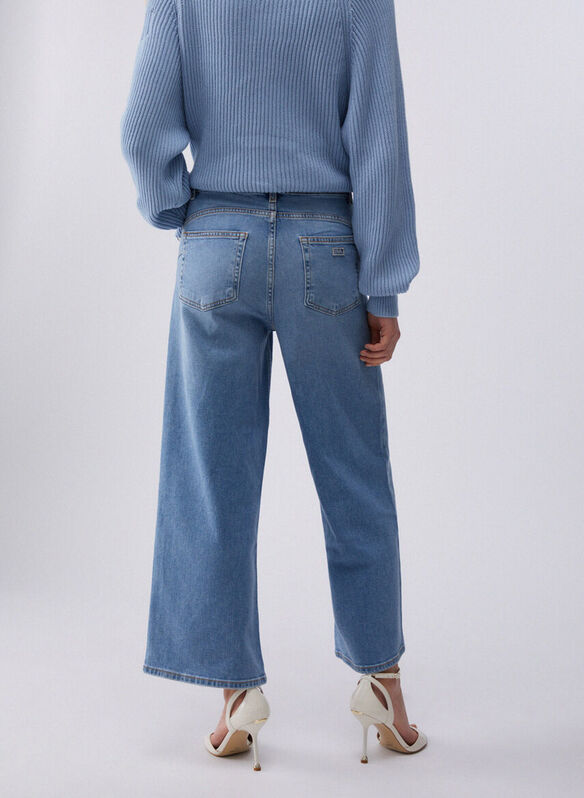 JEANS FLARE CROPPED, 78801 CHIARO, medium