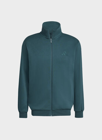 TUTA FULL ZIP BASIC 3 STRISCE TRICOT, BOSCO, small
