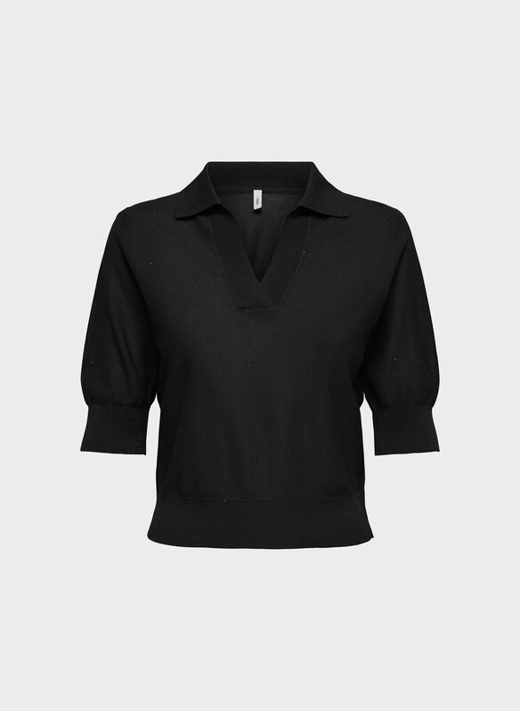 MAGLIA LUREX, BLACK, medium
