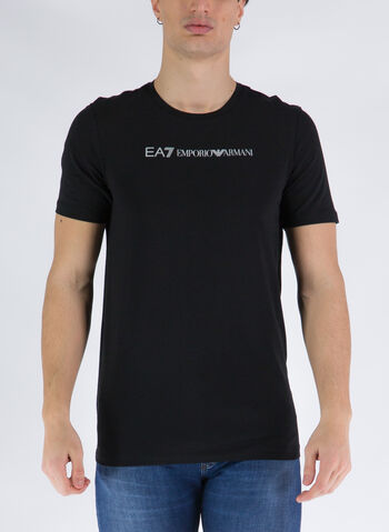 T-SHIRT CON LOGO, 0200 BLKGOLD, small