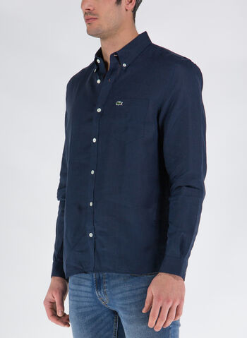 CAMICIA IN LINO REGULAR, , small
