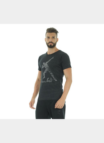 T-SHIRT USAIN BOLT LEGEND , 001BLK, small