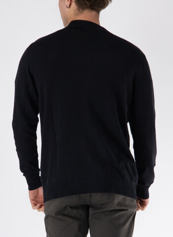 CARDIGAN EMIL CON BOTTONI, BLACK, small