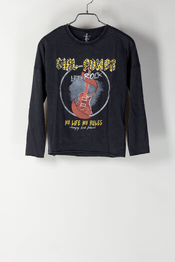 T-SHIRT SETRINE RAGAZZA, , small