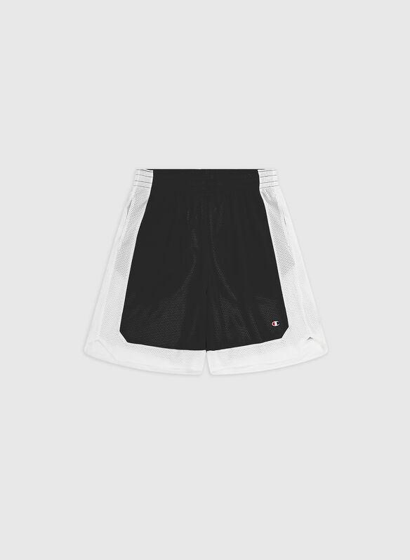 SHORTS RETRO MESH, KK001 BLKWHT, medium