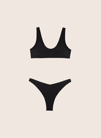 COSTUME BIKINI TOP E SLIP VISIONARY DOSE, BLK, small