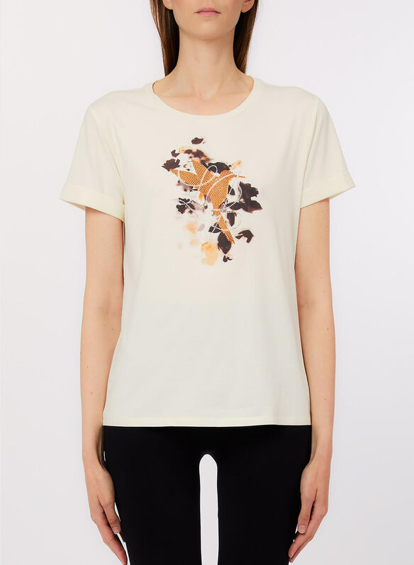 T-SHIRT MANICA CORTA, P9207 PANNA, medium