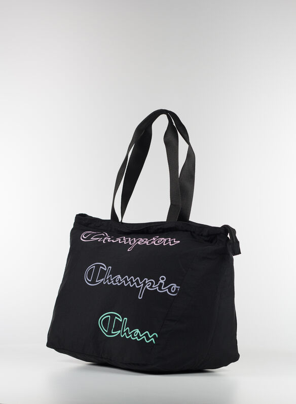 BORSA SHOPPER BEACH GRAPHIC, KK001 BLK, medium