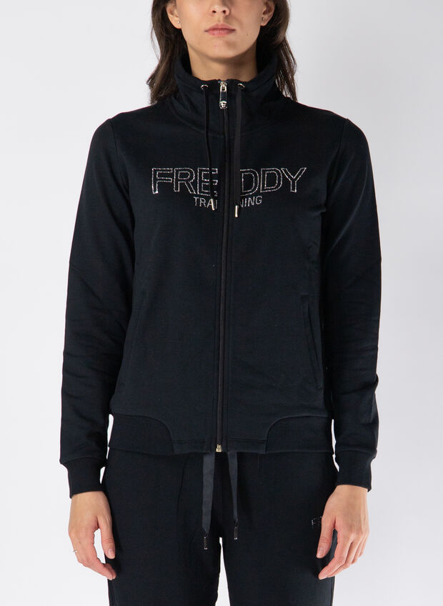 FELPA EVO FZ SENZA CAPPUCCIO, N BLK, large