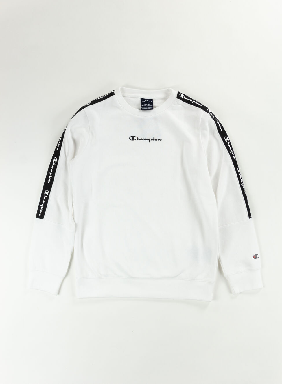 FELPA GIROCOLLO AMERICAN TAPE CON LOGO RAGAZZO