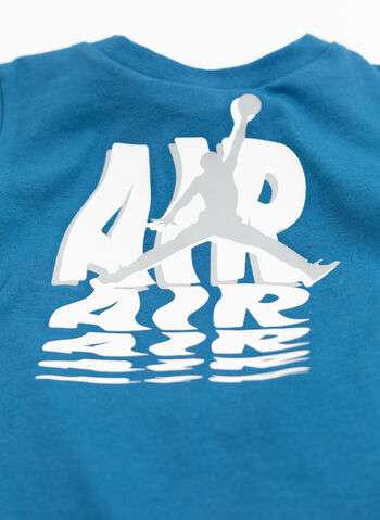 COMPLETO T-SHIRT+ SHORTS JORDAN GALAXI BIMBO, G3A GREY BLUE, small