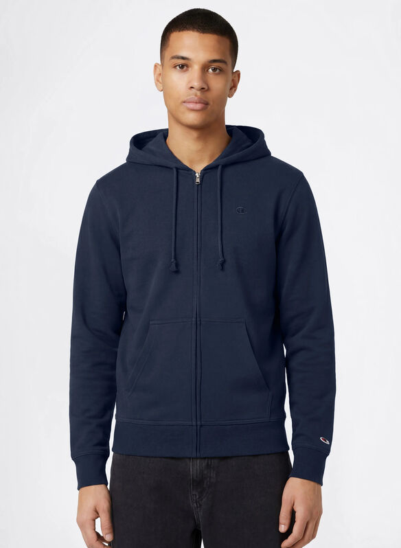 FELPA FULL ZIP ICONS TONAL MICRO LOGO, BS501 NVY, medium