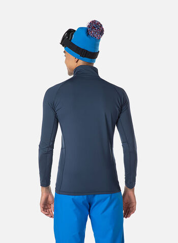 MAGLIA TERMICA 1/2 ZIP, 715 DARK NAVY, small