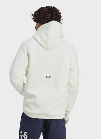 FELPA FULL ZIP ZNE, OFF WHT, small