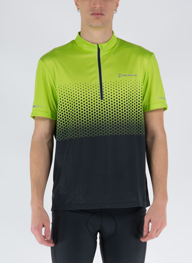 MAGLIA 1/2 ZIP DANIEL II, LIMEBLK, large