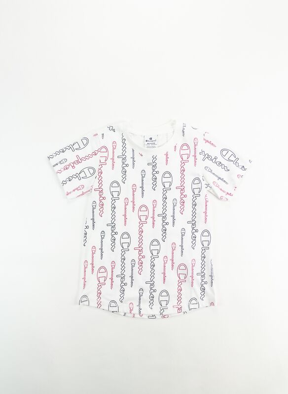 T-SHIRT ALL OVER RAGAZZA, WL001WHT, medium