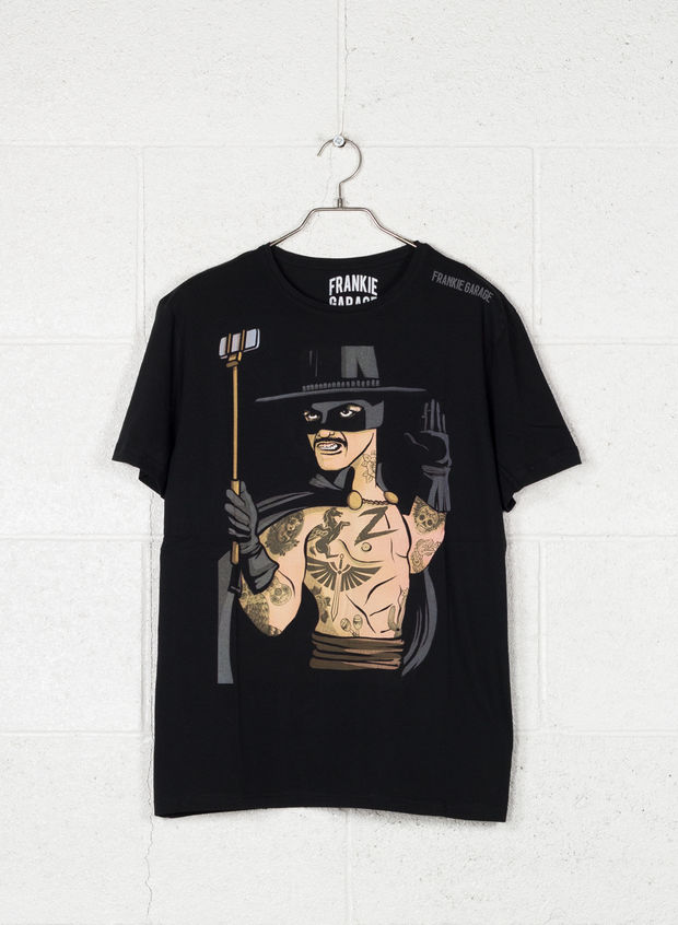 FRANKIE GARAGE T-SHIRT GRAPHIC DONDIEGO Nero Uomo | Sport85