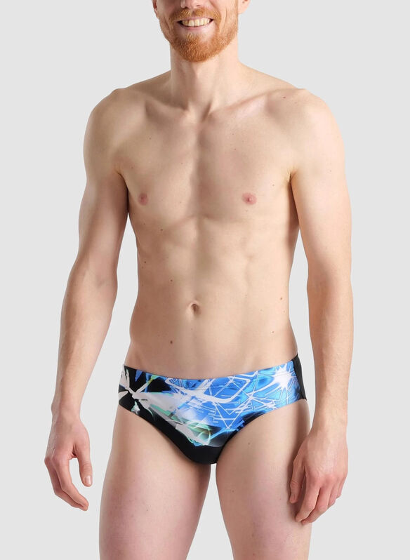 COSTUME SLIP STAMPA LUCI FLASH, 500 BLK, medium