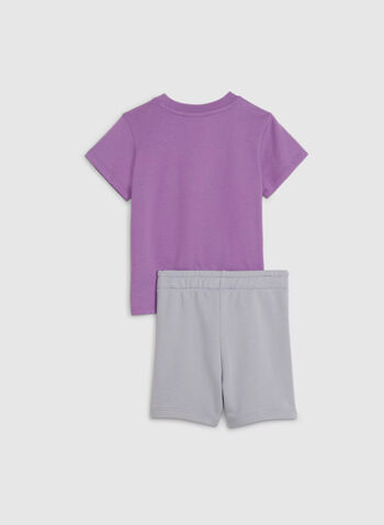 COMPLETINO T-SHIRT + SHORT PUMA x TROLLS BAMBINO, 63 GREYFOG, small