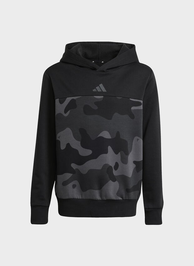FELPA HOODIE ESSENTIALS STAGIONALE CAMO JUNIOR, , large