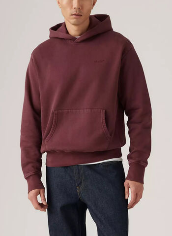 FELPA HOODIE, 0032 BORDEAUX, small