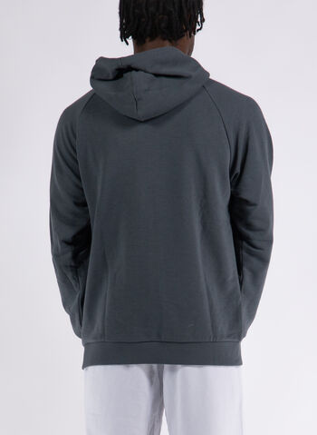 FELPA CON CAPPUCCIO MICRO LOGO RICAMO, , small