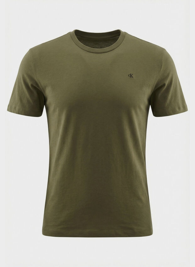 T-SHIRT CON MONOGRAMMA LOGO, 2E1 MILITARY, large