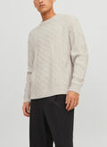 MAGLIONE GIRO VILLERAY TRECCE, MOONBEAM PANNA, thumb