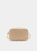BORSA A TRACOLLA PICCOLA JACQUARD, 00005 NATURAL, thumb