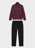 TUTA FULL ZIP LOGO STRASS, K89N BORDOBLK, thumb