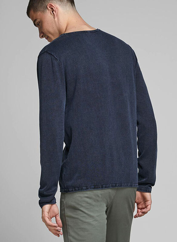 MAGLIONE DI COTONE, NAVY BLAZER NVY, medium