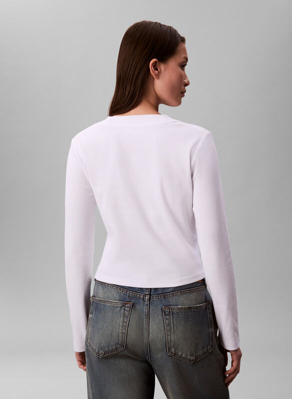 T-SHIRT MONOLOGO, YAA WHT, medium