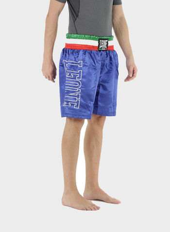 PANTALONCINO BOXE FASCIA TRICOLORE UNISEX, 02 NVY, small