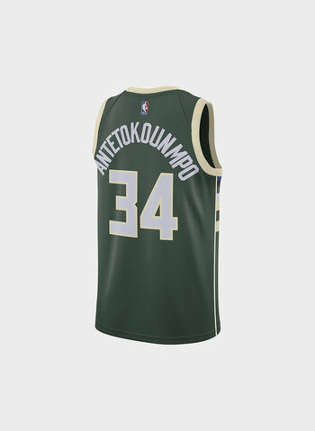CANOTTA NBA GIANNIS ANTETOKOUNMPO MILWAUKEE SWINGMAN, 329GREEN, small
