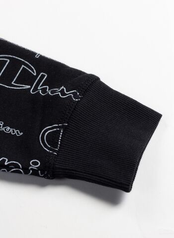 FELPA CON CAPPUCIO AMERICAN CLASSIC RAGAZZA, KL001BLK, small