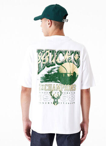 T-SHIRT MILWAUKEE BUCKS NBA CHAMPIONSHIP, WHT, small