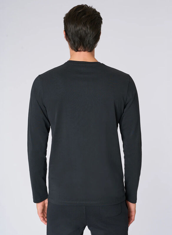 T-SHIRT AKIO MICRO LOGO, 199 BLK, medium