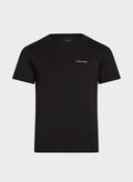T.SHIRT MICRO LOGO BAMBINO, BEH BLK, thumb