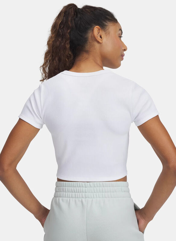 T-SHIRT RIVAL RIB, 0100 WHT, medium