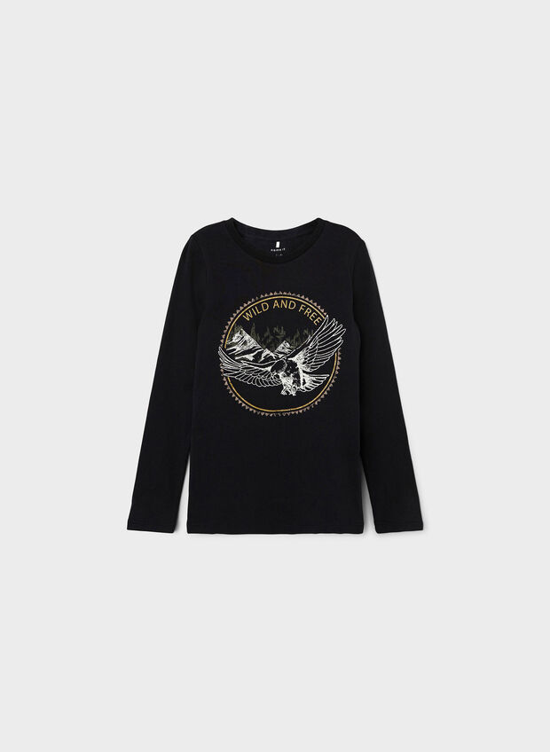 T-SHIRT NAMAJ RAGAZZA, BLACK, large