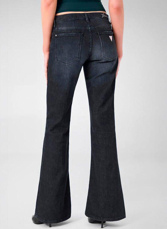 JEANS BEVERLY FLARE STRETCH, RLFK BLK, medium