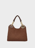 BORSA FAIZA SUEDE BIG, 09032 TABACCO, thumb