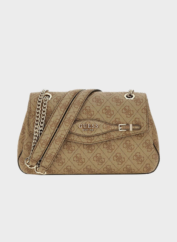 BORSA A SPALLA KATYA 4G LOGO MINI, LTL LATTE LOGO, medium