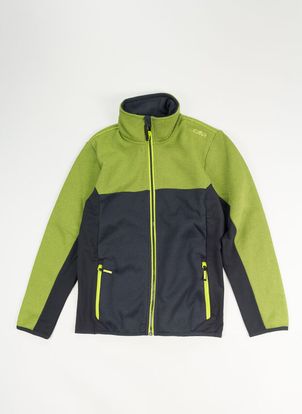 FELPA IN PILE KNIT-TECH RAGAZZO, 38ES ACIDOANTR, large