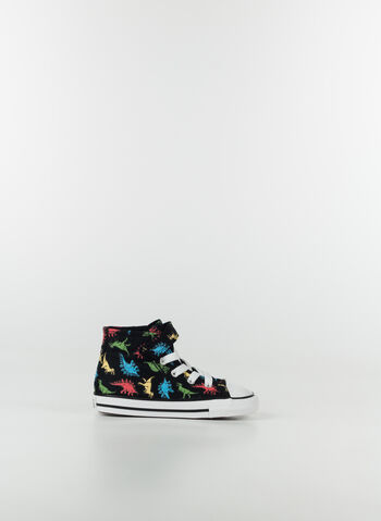 SCARPA CHUCK TAYLOR ALL STAR EASY-ON DINOSAURS INFANT, 001 BLK, small