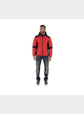 GIACCA A VENTO  IN OVATTA PACKABLE UOMO, 42RED, small